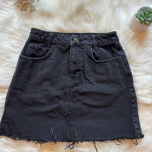 Urban Outfitters BDG Denim Frayed Mini Skirt